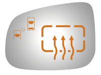 SIDE VIEW MIRROR HEATED W BLIND SPOT